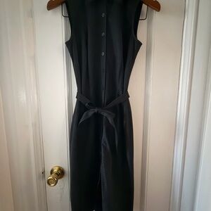 Sleeveless pinstripe dress